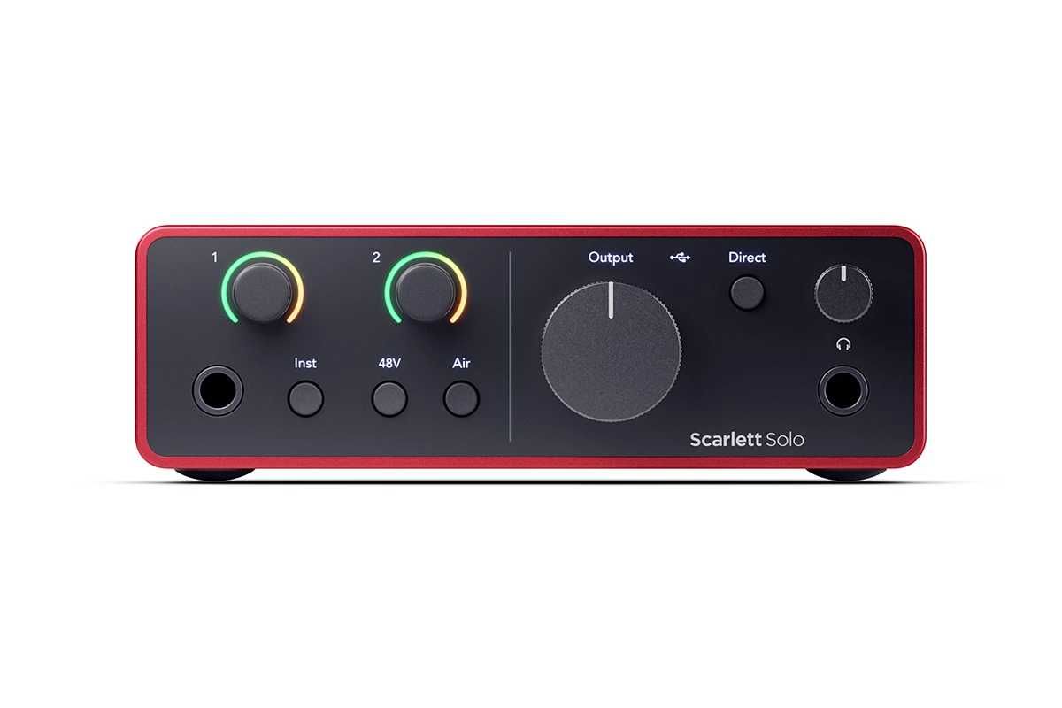FOCUSRITE Scarlett Solo 4th Gen Аудіоінтерфейс Звукова карта