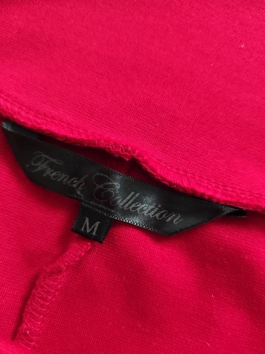 Czerwona świąteczna spódniczka mini french collection M/L