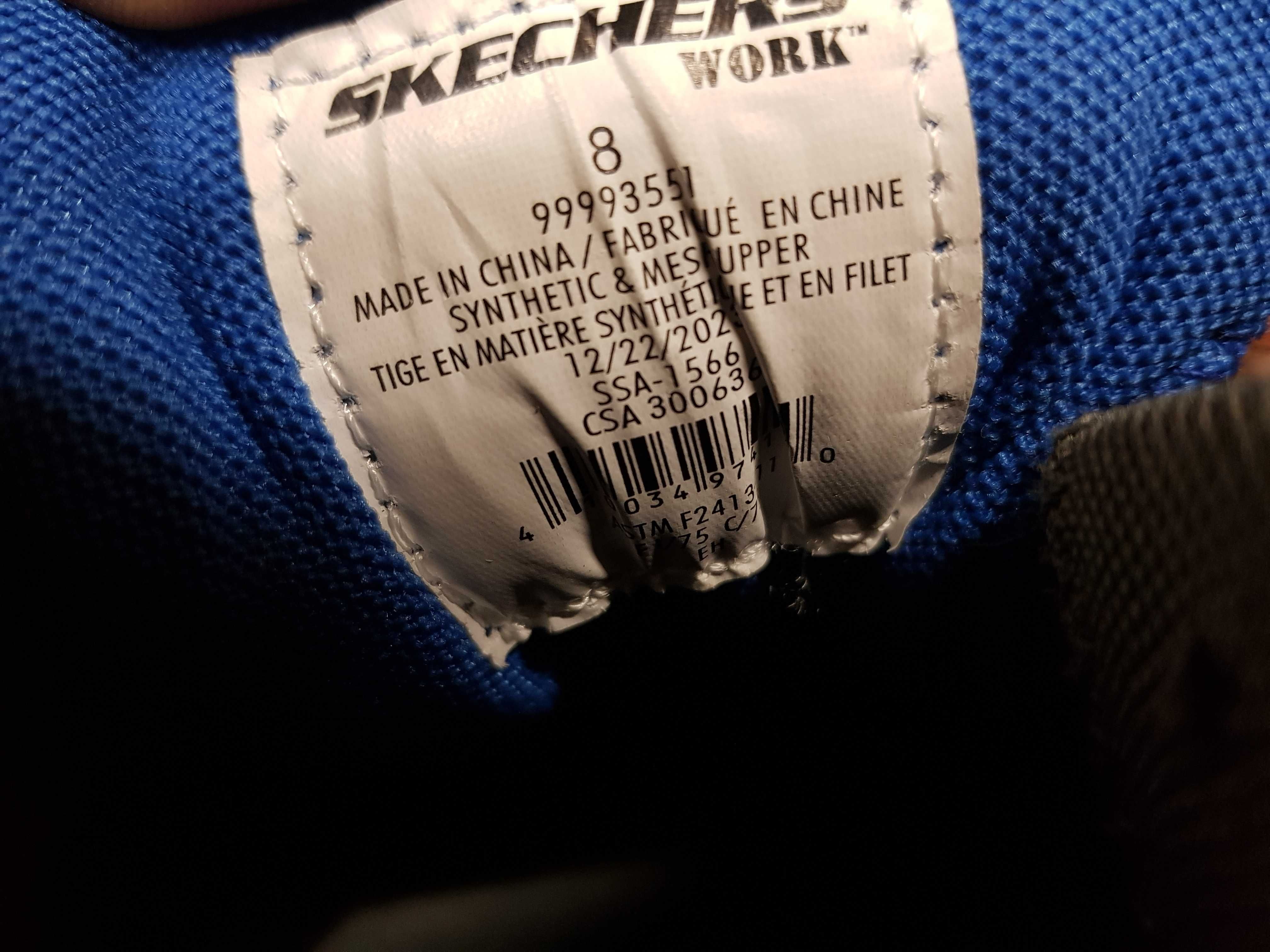 Buty robocze SKECHERS rozm 38 wkł 25,5 cm S3