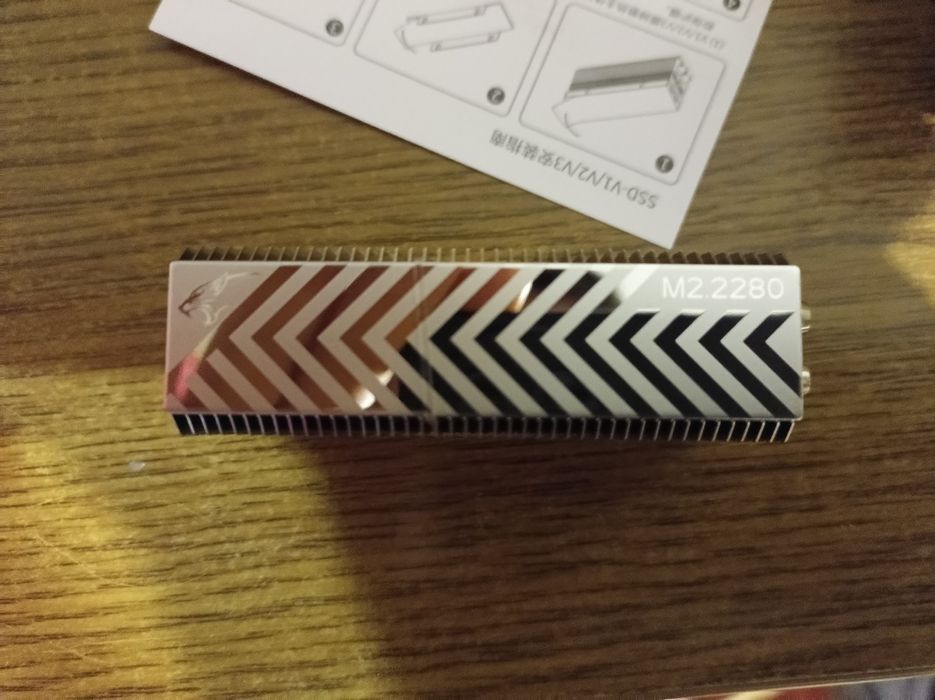 Радіатор для ssd m2 Coolleo CL-M.2 2280 V2 для NVMe SSD.