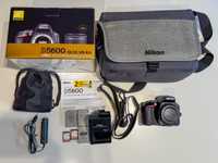 Nikon D5600 Nikkor 35 mm 1.8G AF-S 3 akumulatory Torba 2 karty SD 32GB