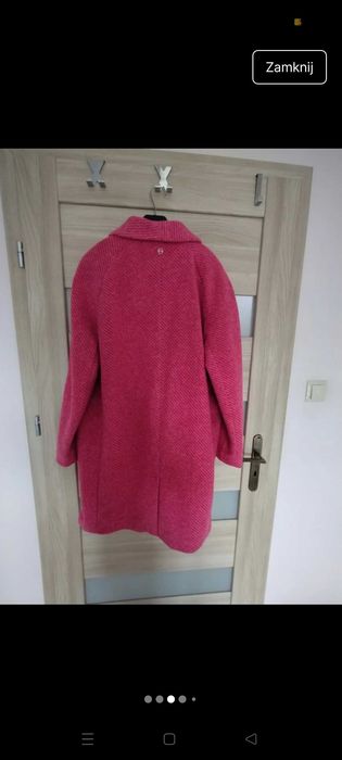 Nowy płaszcz damski z domieszką wełny Orsay L