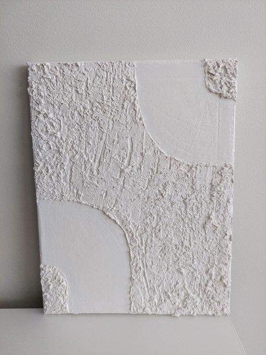 Quadro Branco Texturado