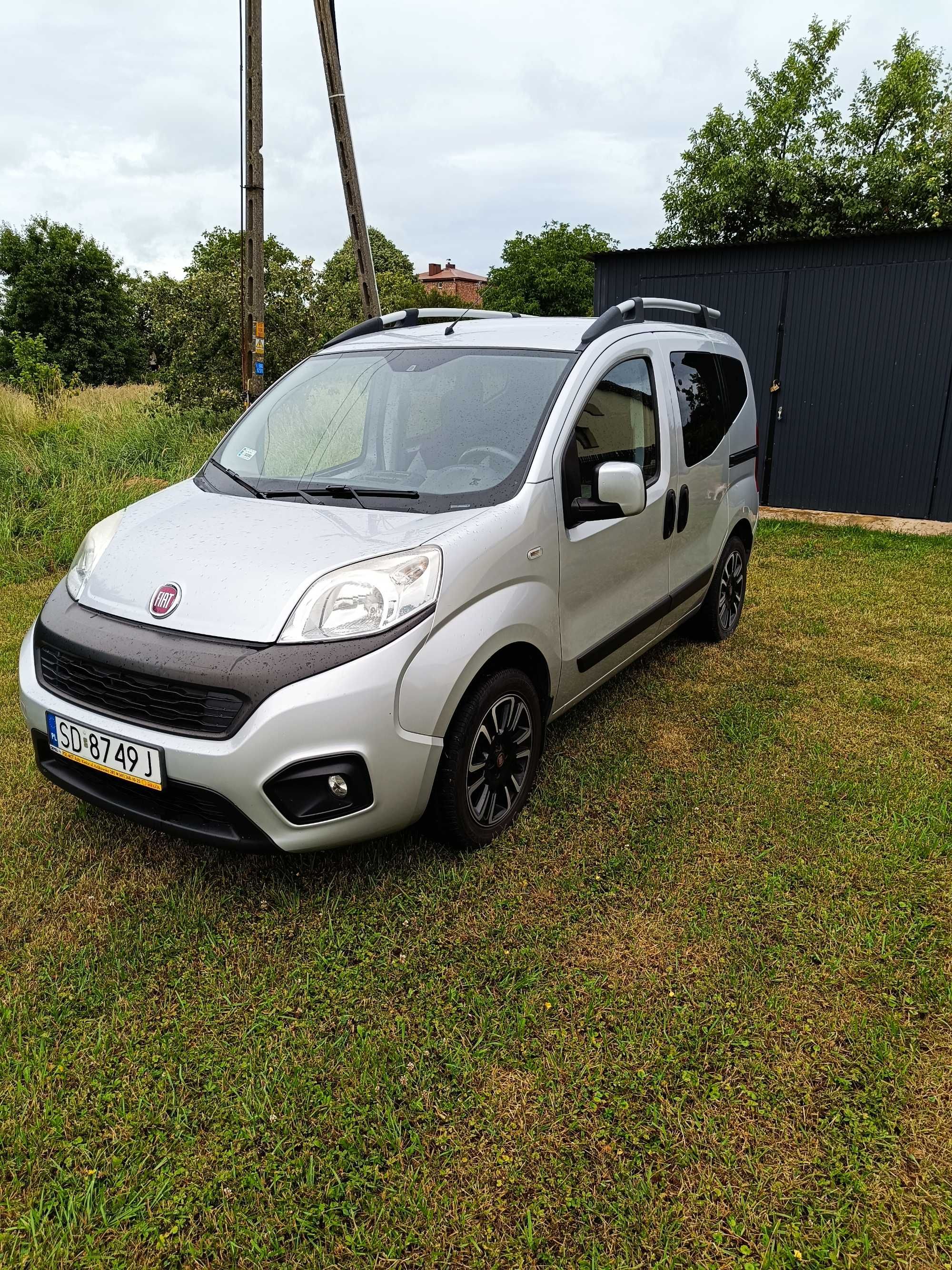 Fiat Qubo 1.4 LPG, Webasto, 65 tys. rejestracja 2017, bezwypadkowy