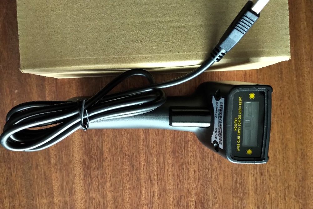 Leitor codigo barras USB com fio - novo - Scanner Barcode reader EAN