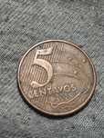 Moeda do brasil 5 centavos 2006
