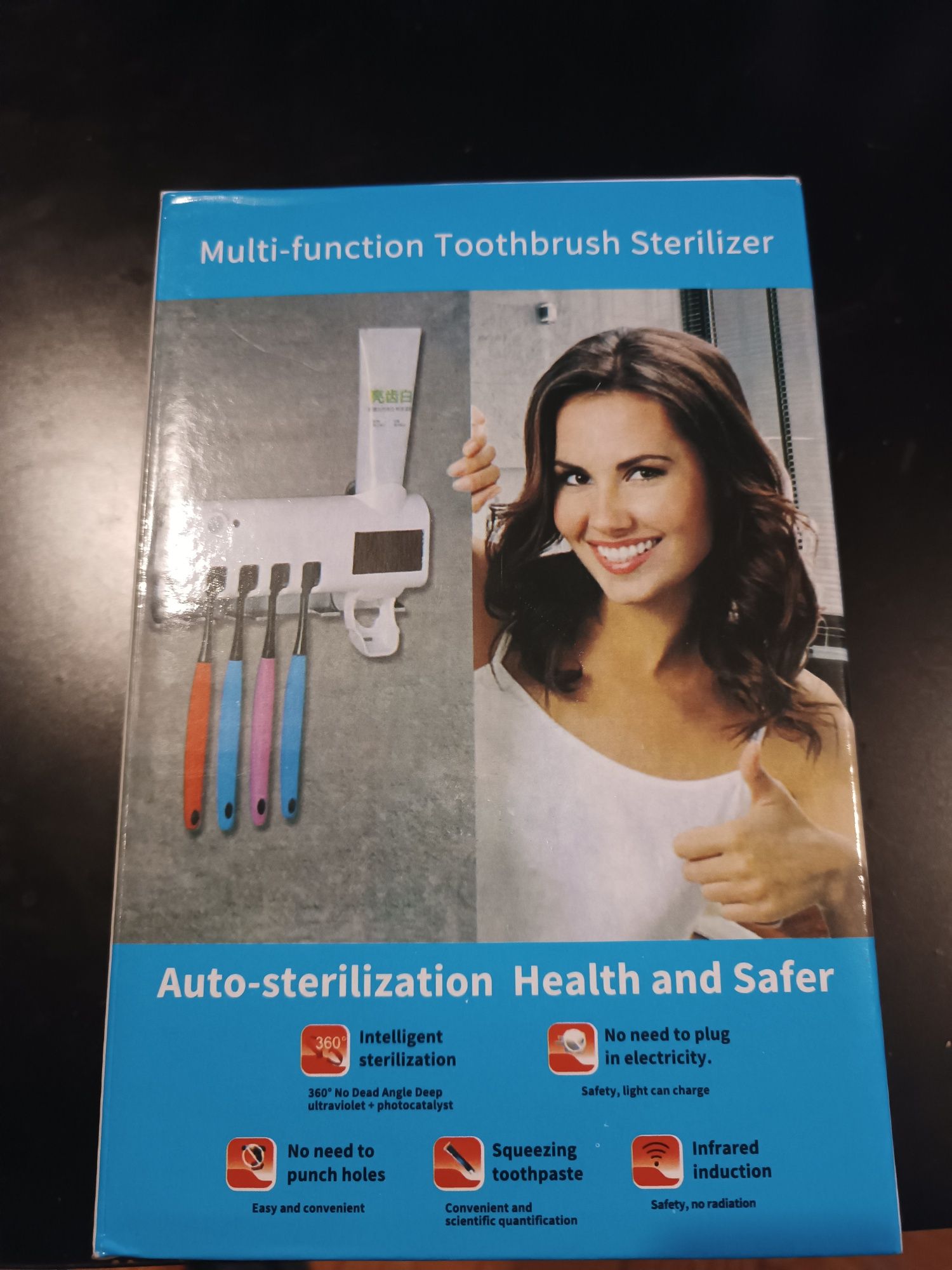 Multi-funções esterilizador de escova de dentes