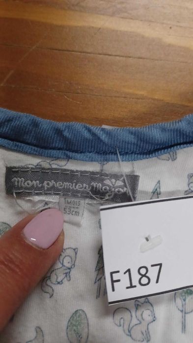 Ciepła kurteczka niemowlęca Mon premier major  r. 53