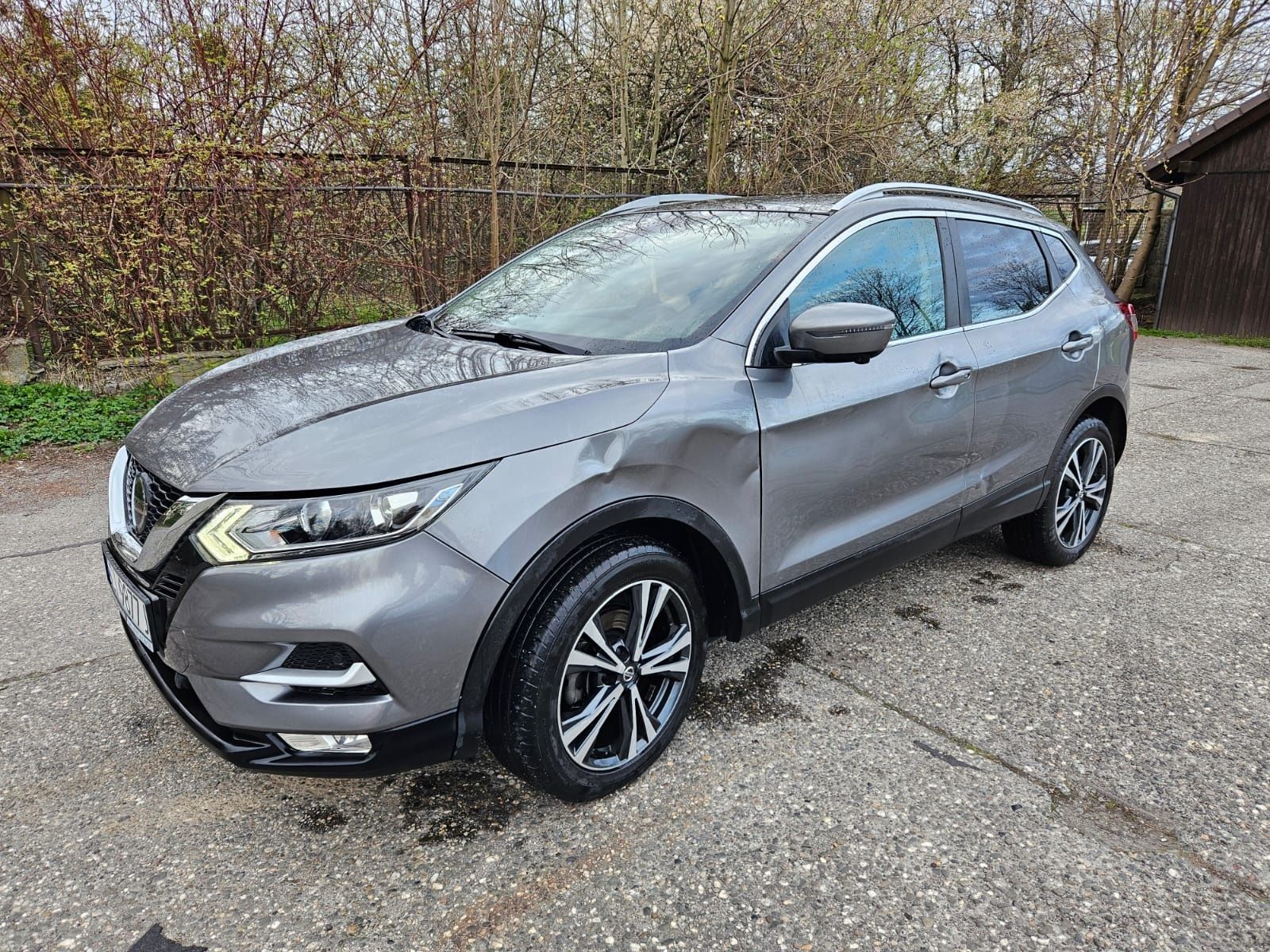 Nissan Qashqai lekko uszkodzony 2019 rok 1.5 dci Automat Kamery 360 So