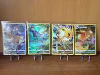 Pokemon Brilliant Stars zestaw Eevee, Vaporeon, Jolteon, Flareon