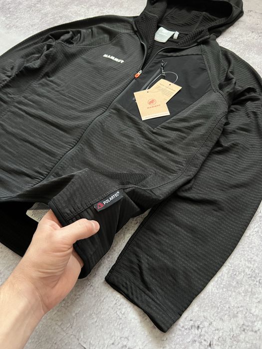 Л(size) Нова! Чоловіча трекінгова термо кофта Mammut з капюшоном