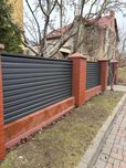 Ламельний паркан, горизонтальний паркан, ранчо паркан, огорожа
