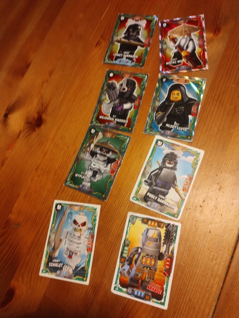 Karty Ninjago - Serie 6, 7, 8, 9 - Puszki na karty