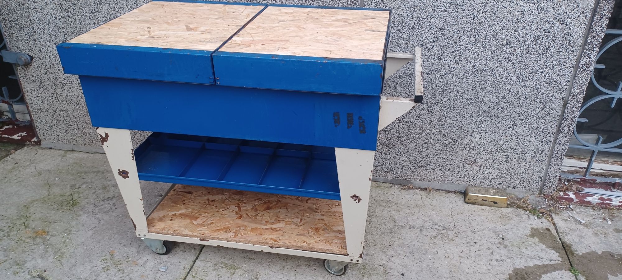 Stolik narzędziowy blat roboczy szafka na kółkach