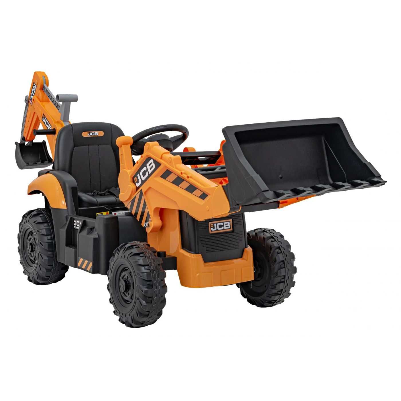 Koparka 2w1 JCB na akumulator dla dzieci pojazd elektryczny