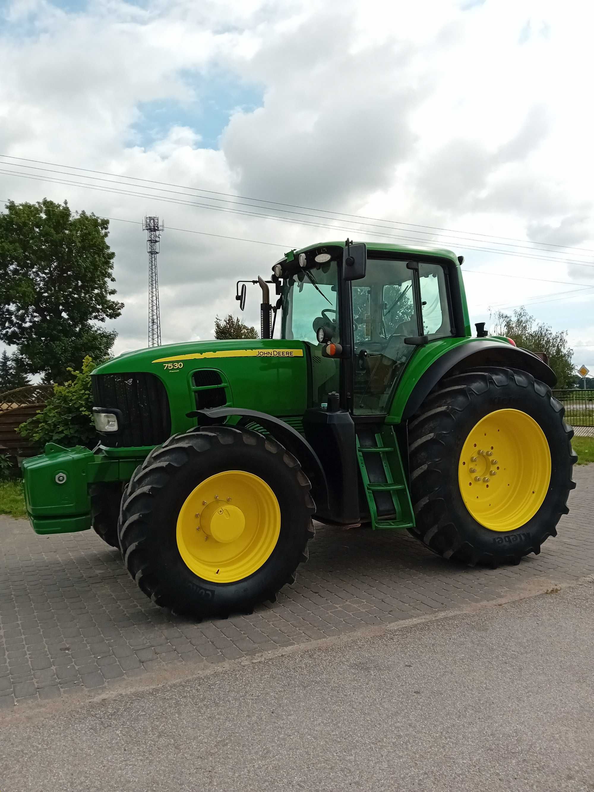 John Deere 7530 Premium manualna skrzynia biegów Tls pneumatyka