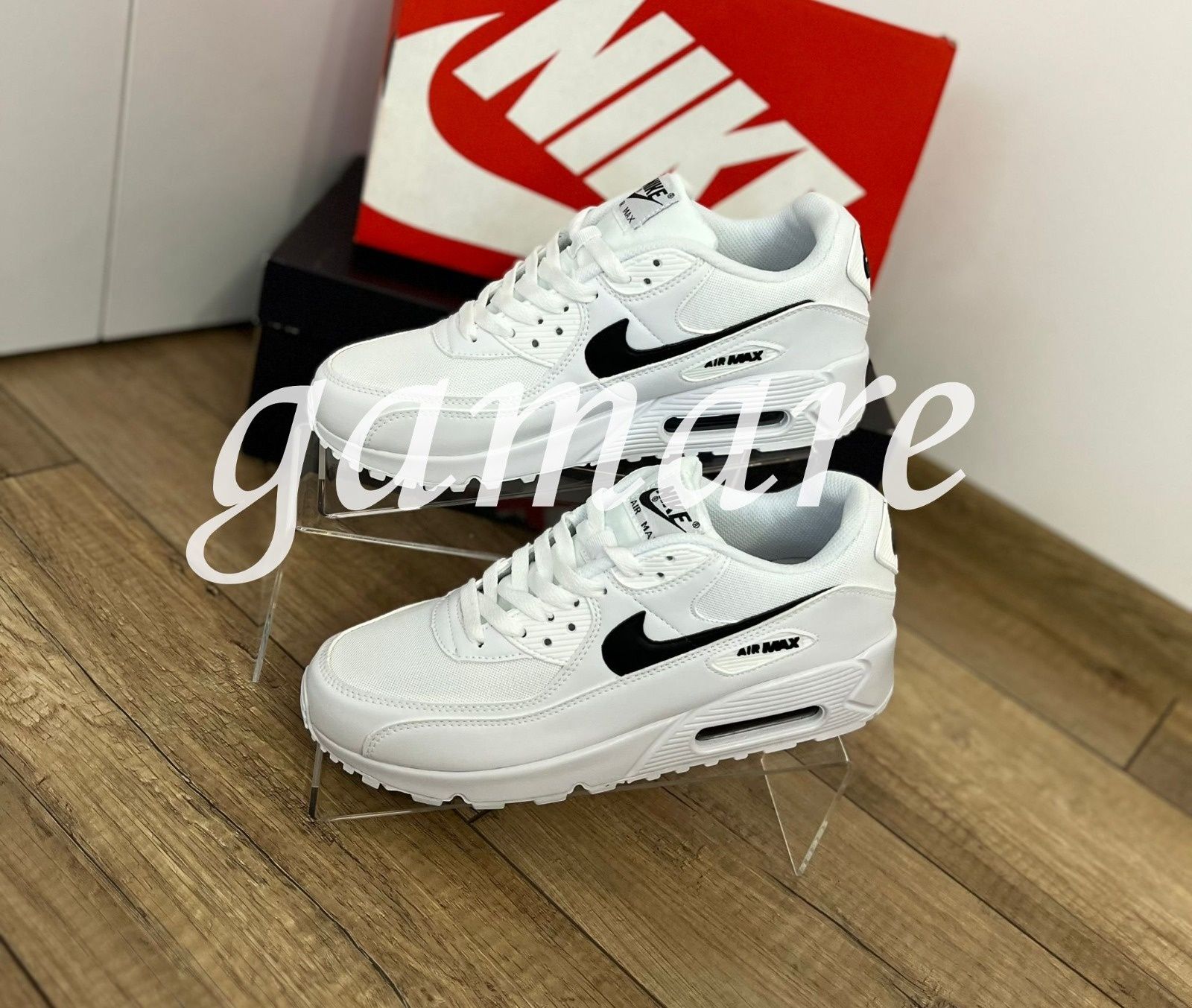 Biało-czarne NIKE Air Max 90 premium hit pełna rozmiarówka męskie