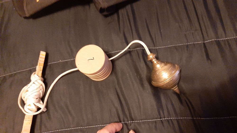 Prumo de latão novo