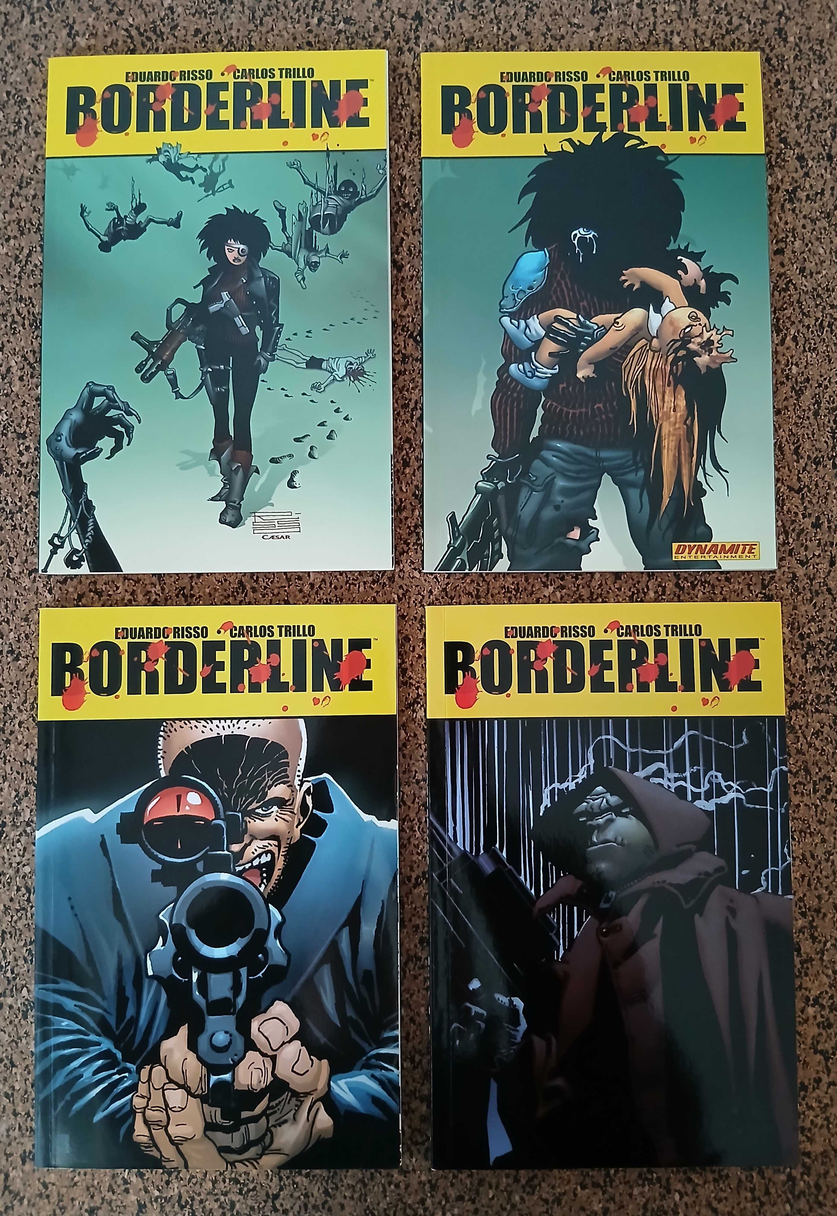 4 BDs - BORDERLINE de C. Trillo & E. Risso (coleção completa)