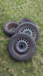 Koła, opony zimowe zimówki felgi stalowe 185/65 R15 4x100 et49 Laufenn