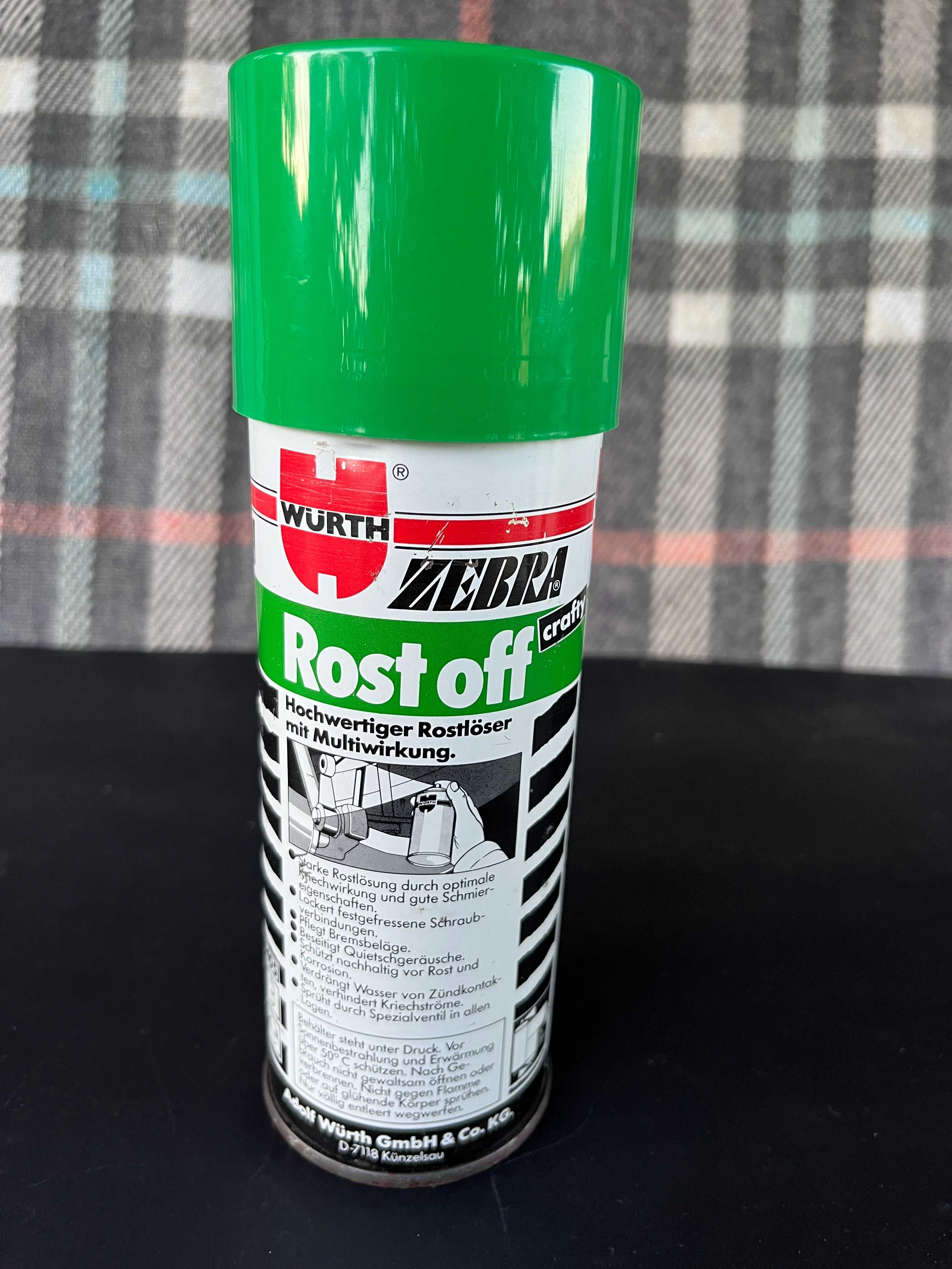 Lata de spray antiga da Wurth sem códigos de barras