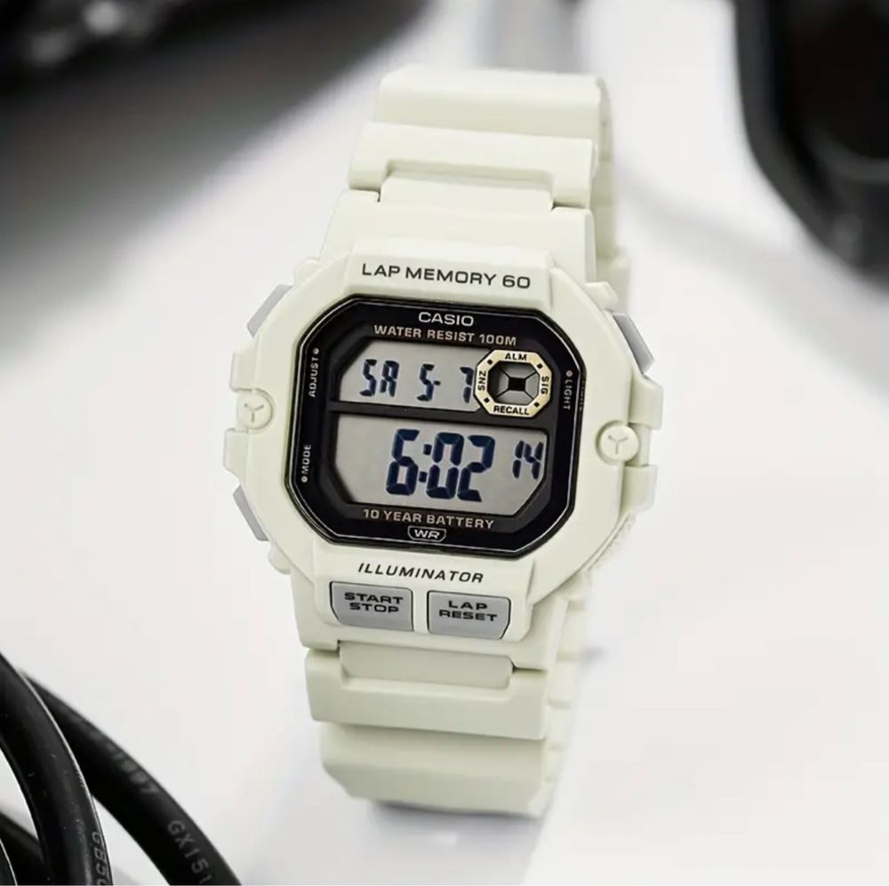Годинник casio illuminator.  WS-1400H-8A