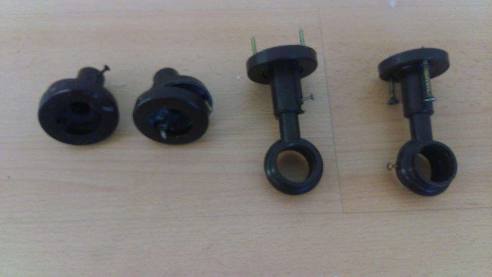 Conjunto de varões e cortinados