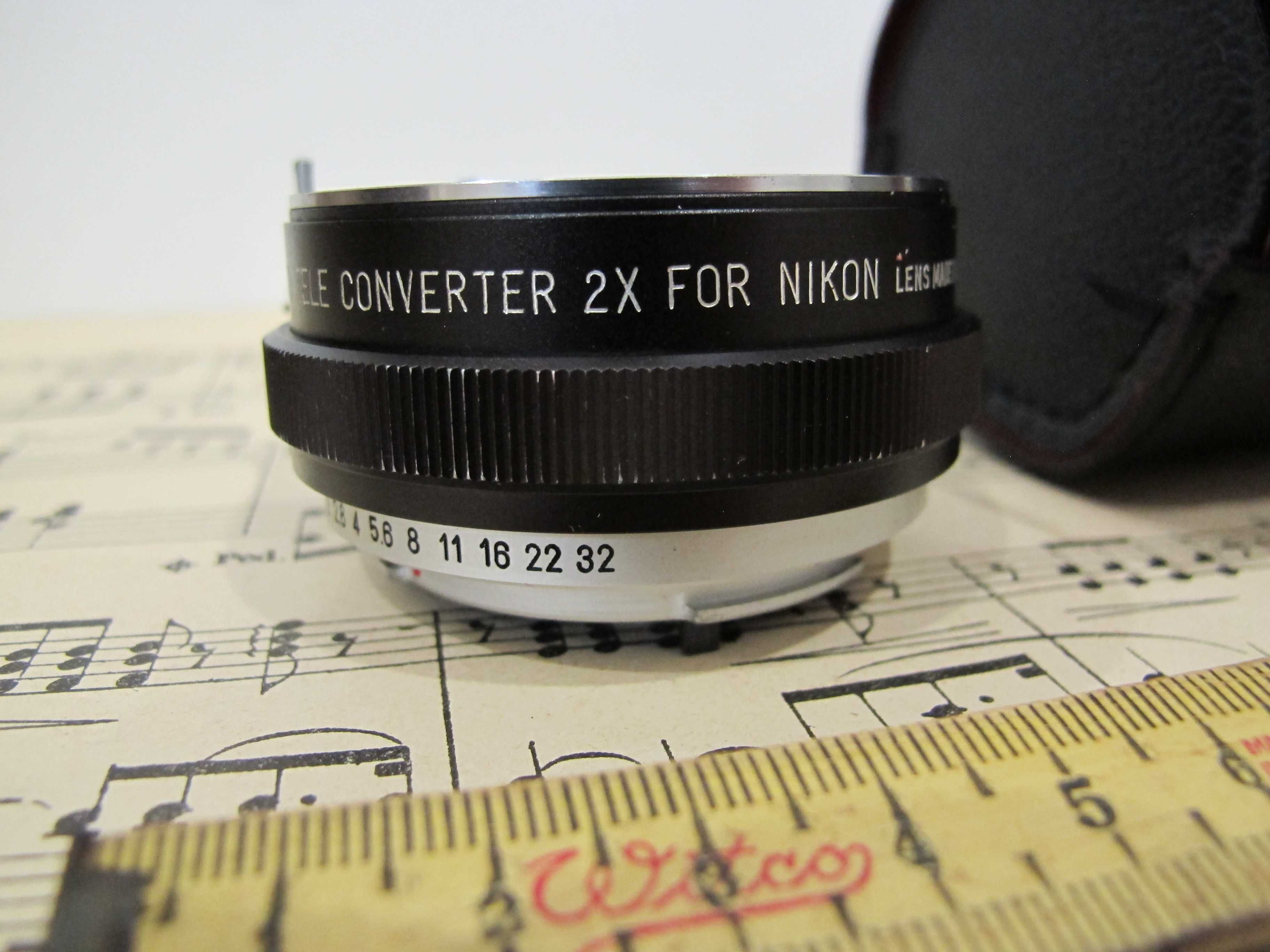 Asanuma Auto Tele Converter 2x For NIKON Lens - Conversor Lente Antigo