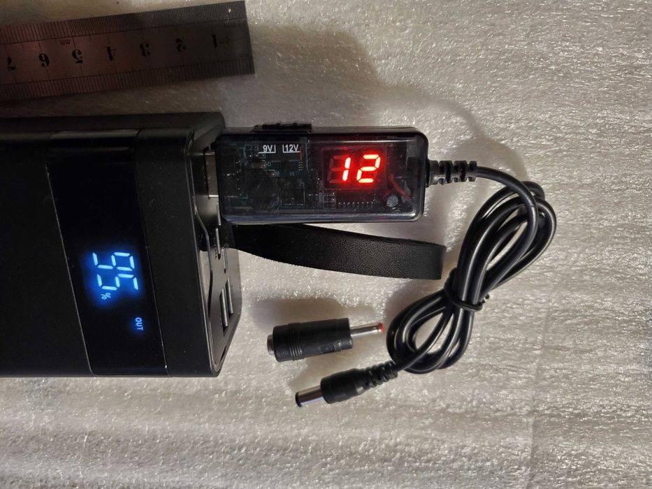 Адаптер для роутера від повербанку (9/12 в) USB DC кабель роздріб/Гурт