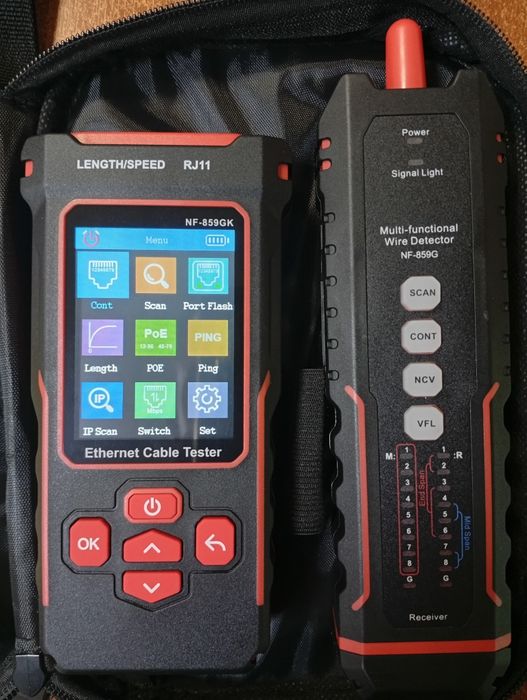 Тестер мережевого кабелю NF-859GK