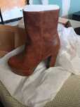 Botas couro mulher