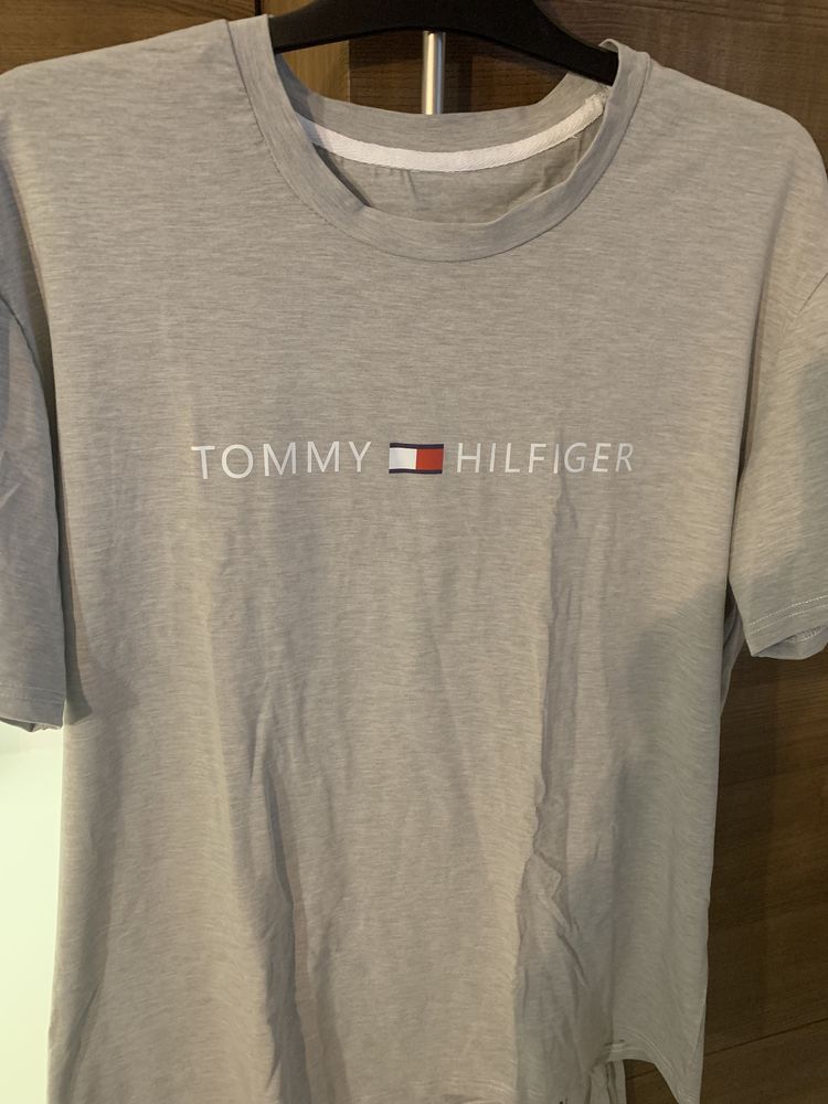 Zestaw tommy hilfiger L koszulka +spodenki