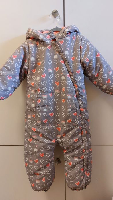 Zestaw Kombinezony i kurtka zimowy r. 86 pepco socute