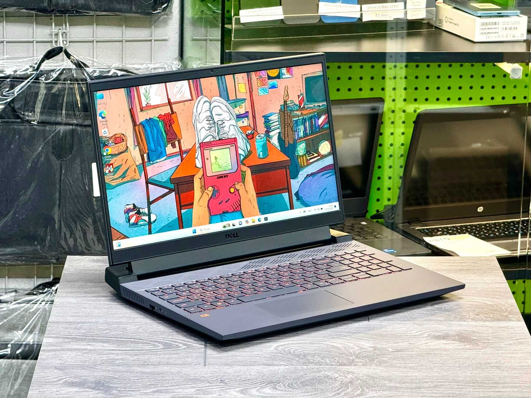 Игровой Dell G15 5525 / DDR5 16Gb / Ryzen 5 6600H / RTX 3050