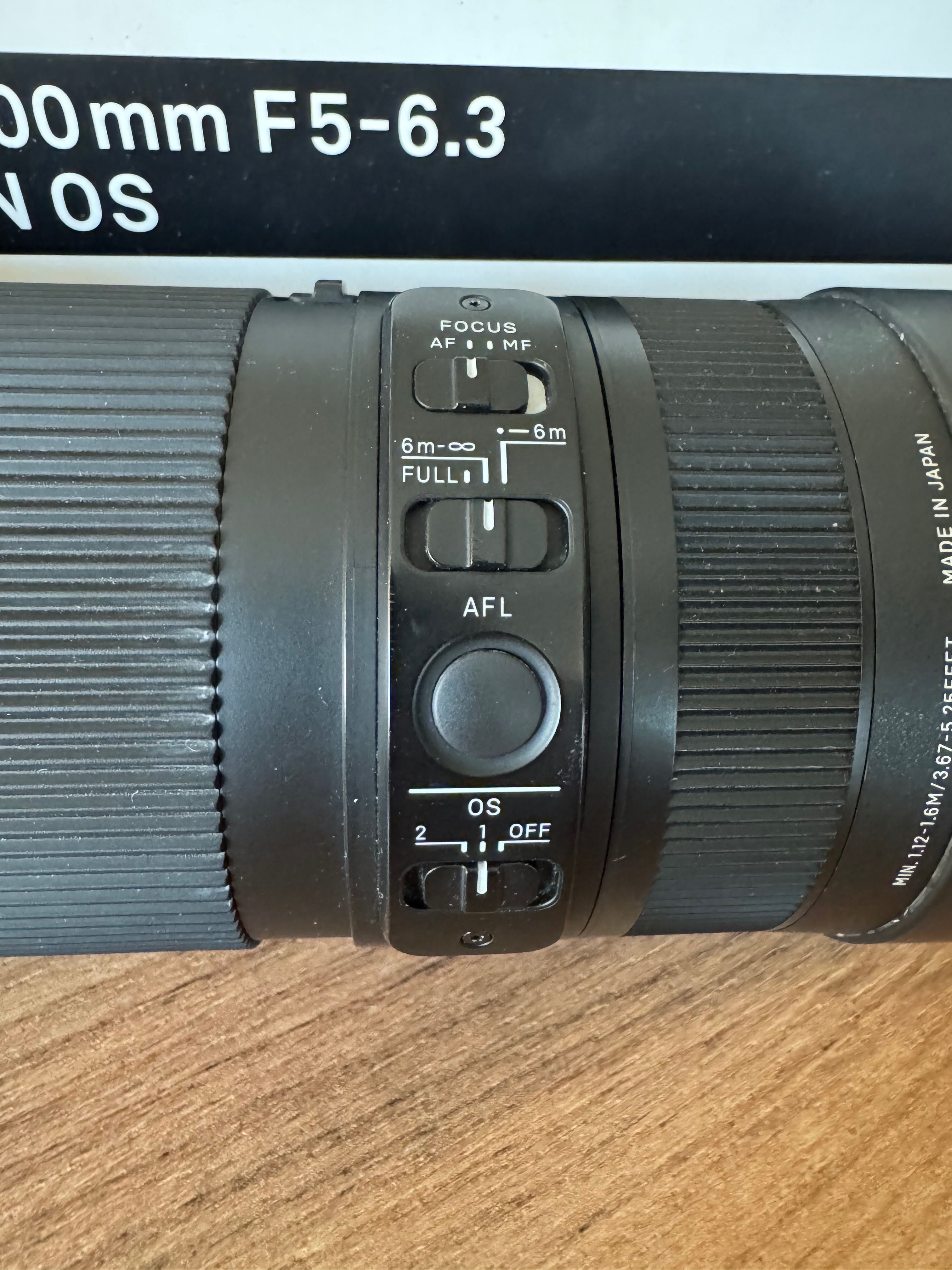 SIGMA 100-400 DG DN OS, E-mount Sony