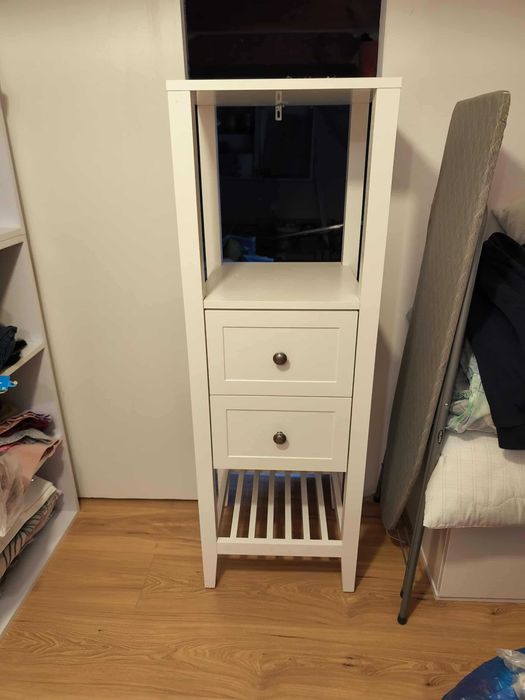 Półsłupek GoodHome Perma 40 x 120 x 36 cm biały