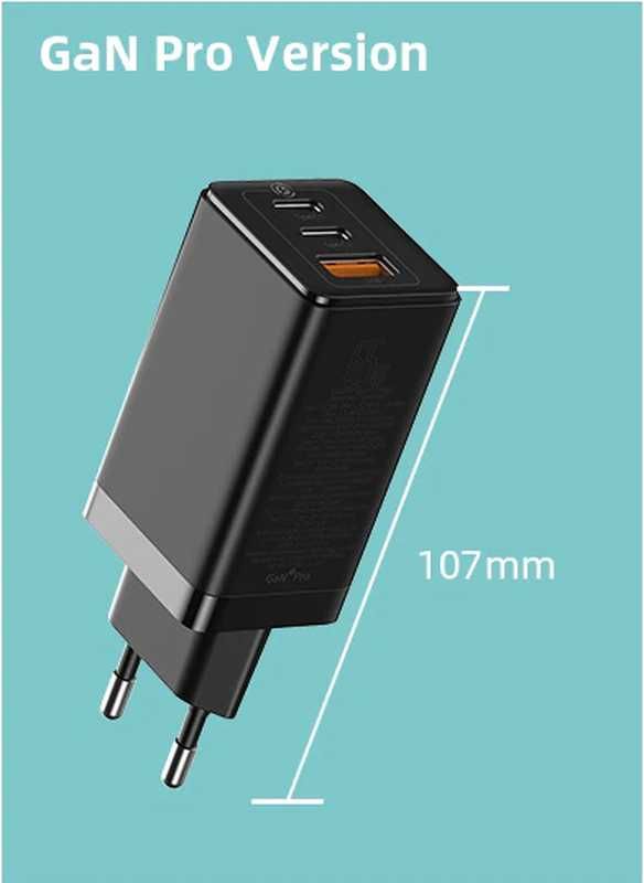 Зарядний Baseus 65W GaN2 Pro CCGAN2P-B01 +cable U+2C / є інші моделі