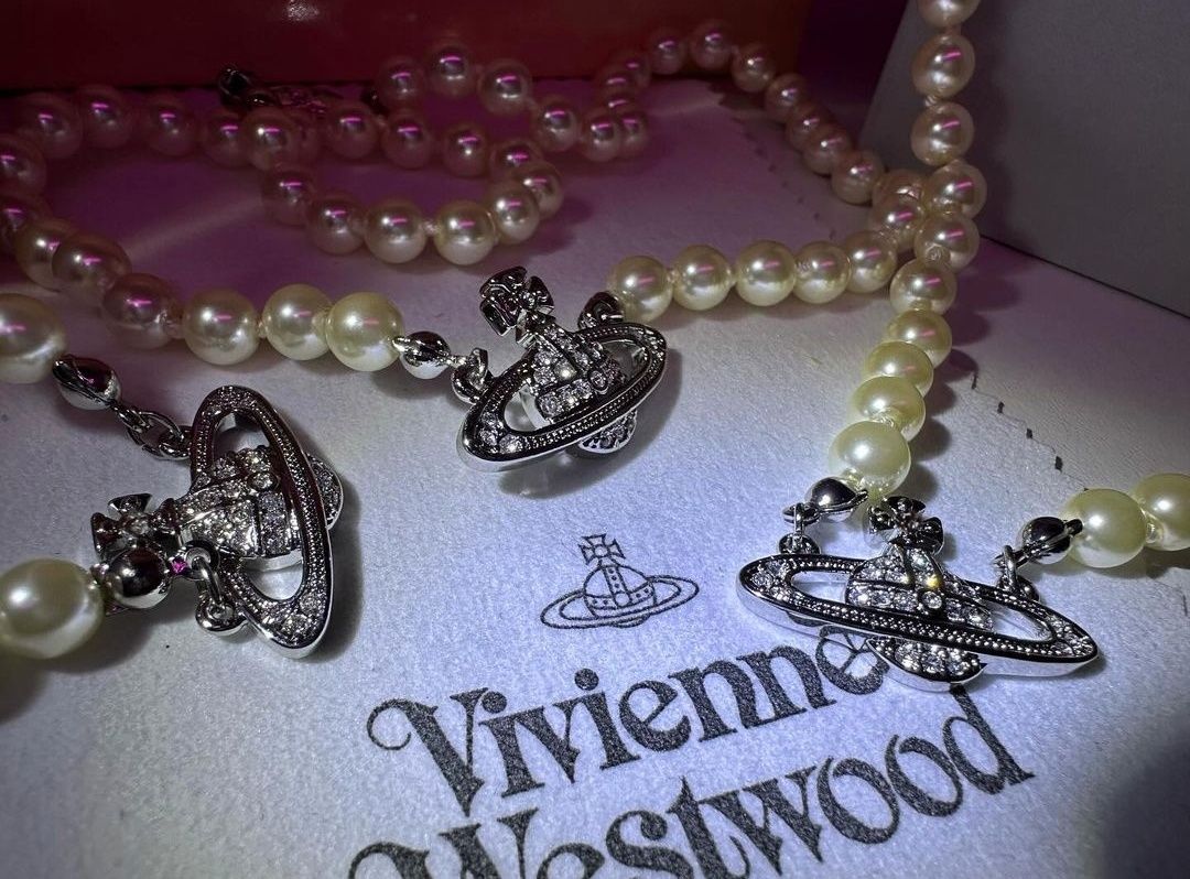 Ожерелье-чокер Vivienne Westwood Вивьен Вествуд Сатурн Saturn колье