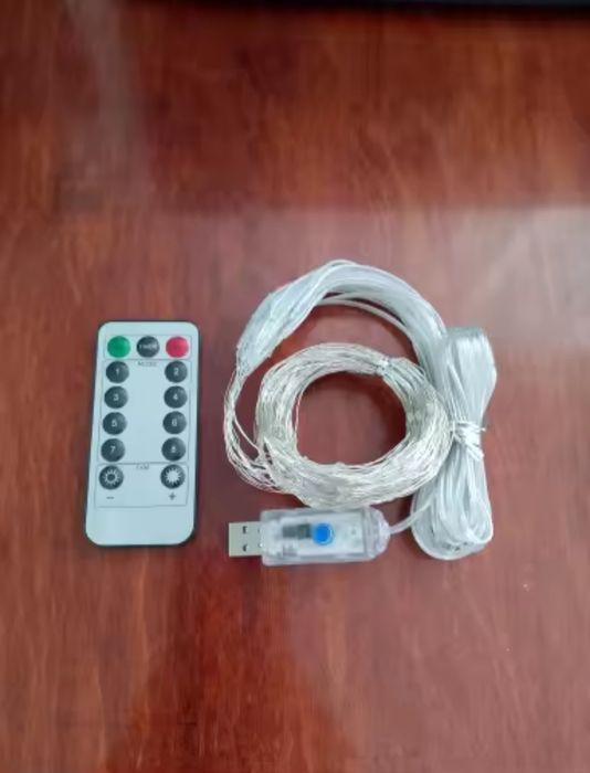 Світлодіодна гірлянда штора, 3м×2м теплий білий колір.