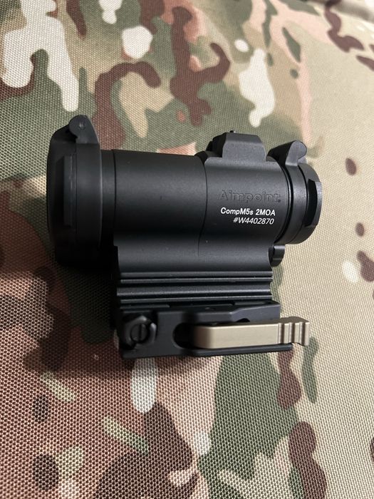 Коліматорний приціл Aimpoint Comp M5s 2 МОА H 39 мм LRP на Weaver