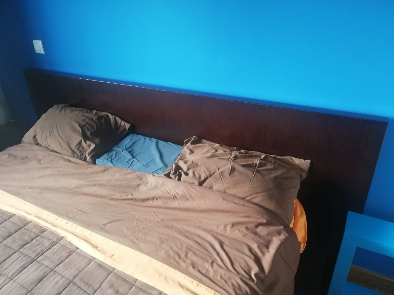 Cama de casal com colchão