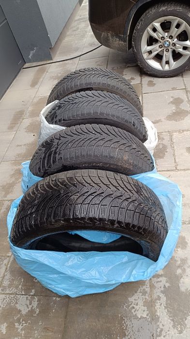 4 szt opon zimowych Michelin Alipn A4 BMW 225/50 E27 dot 1417 stan d