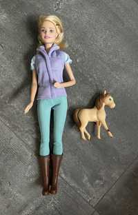 Lalka Barbie farma weterynarz + źrebak