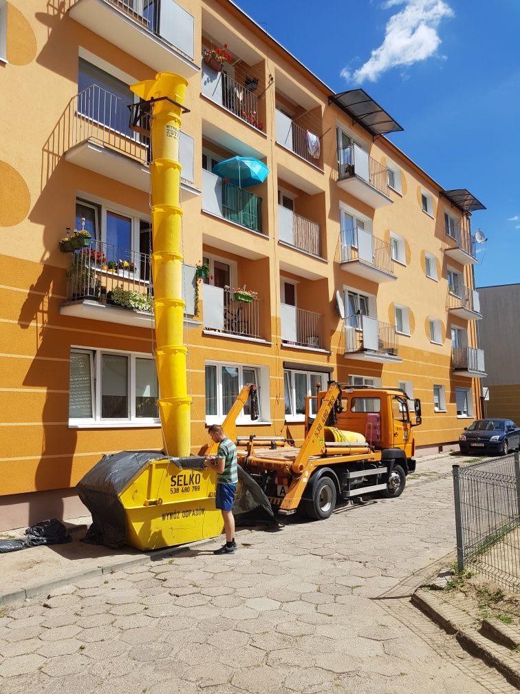 Kontenery skip na gruz śmieci wywóz gruzu odpadów Gorzów SELKO