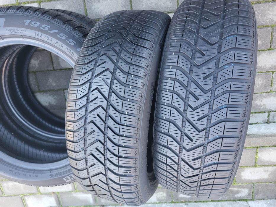 4x opony zimowe 195/55/16 Pirelli Snowcontrol Serie3 RunFlat Bieżnik 7