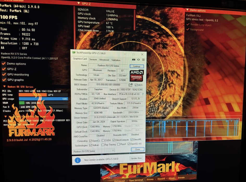 Ігрова Відеокарта Sapphire NITRO+ Radeon RX 570, 4GB
