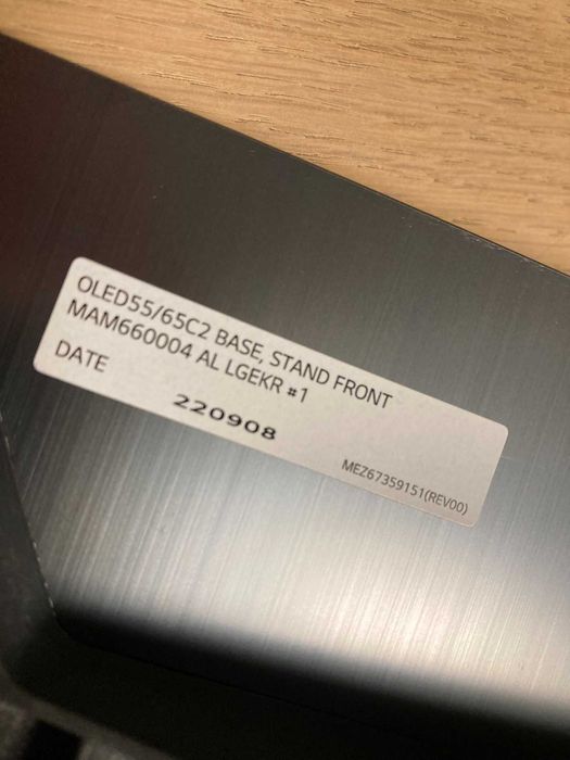 Nowa podstawa pod telewizor TV LG OLED - grafitowa !