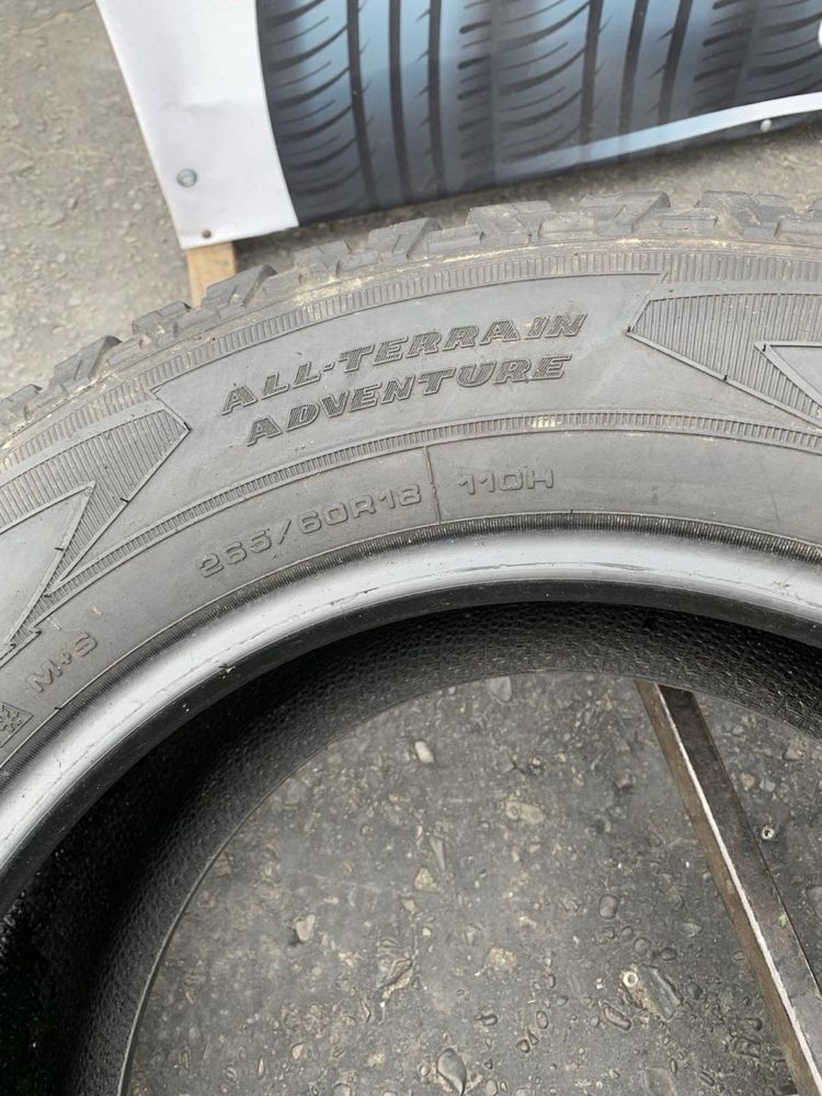 Шини 265/60 R18 Goodyear пара  всесезонні 2022 рік 7 мм
