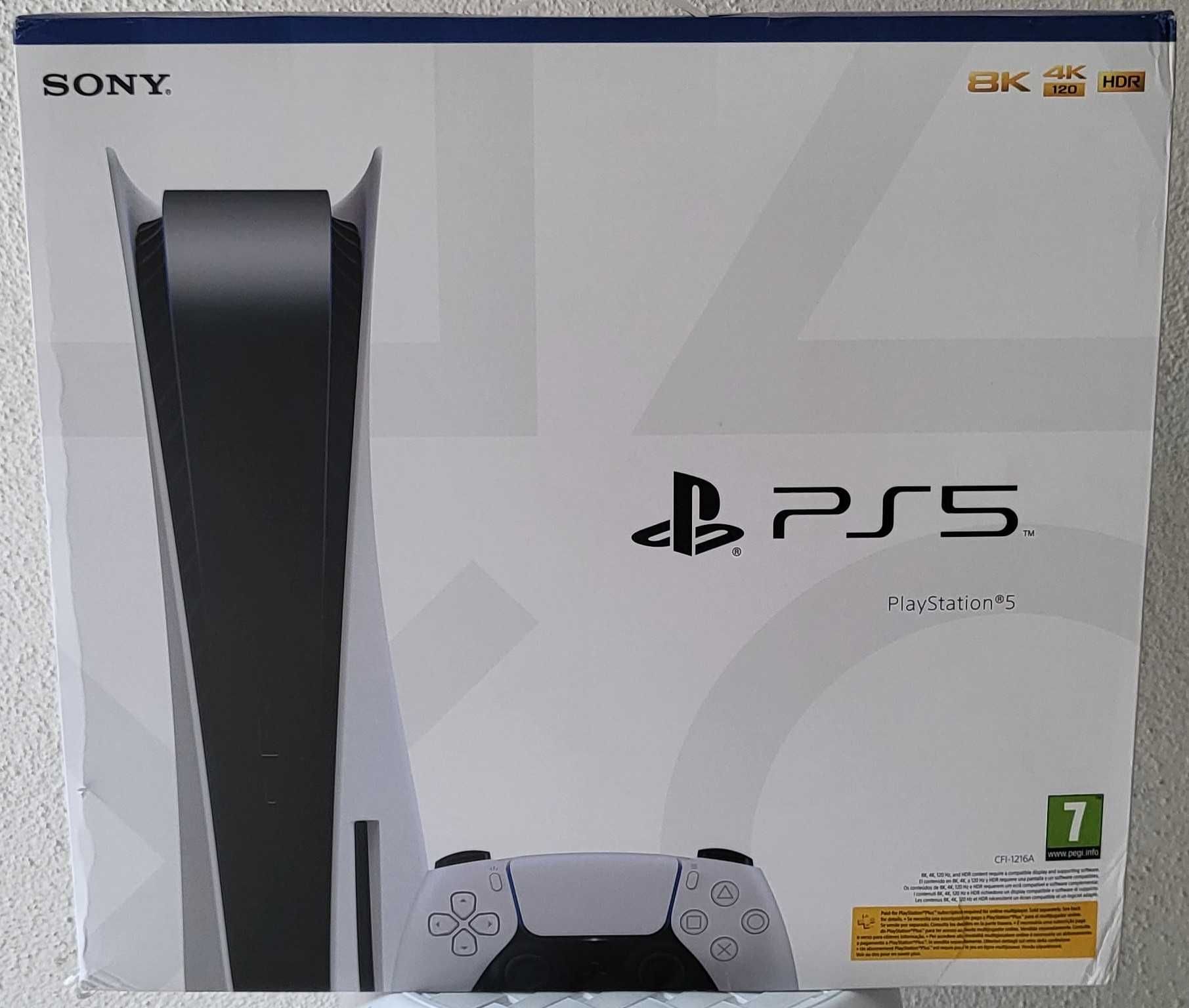 Sony PS5 Slim PlayStation 5 Disc Edition 825GB CFI-1216A, Nova