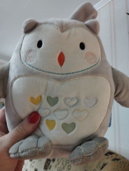 Білий шум,колискова Совушка.Велюр.Якість.Стан ідеальний.